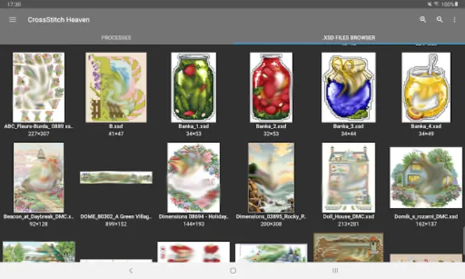 Cross Stitch Paradise android App screenshot 0